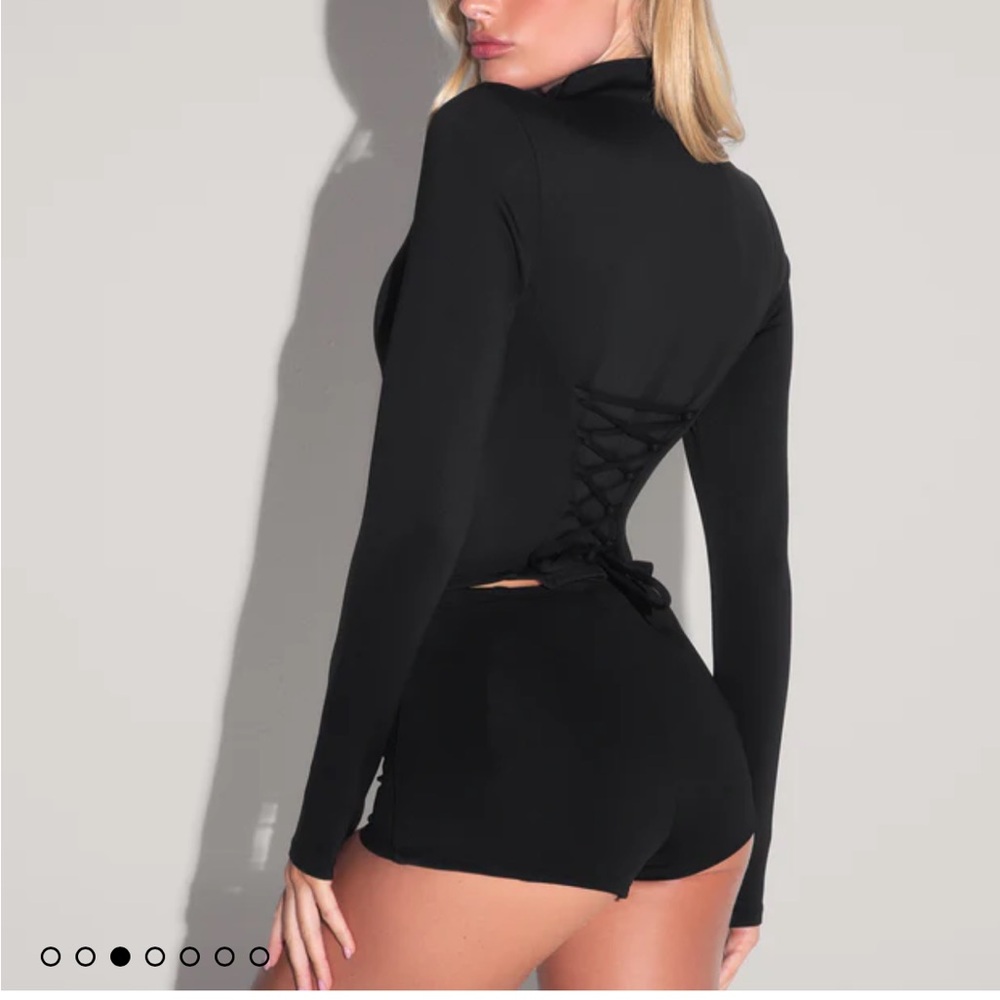 TA3 corsety black jacket corset back size M - Picture 2 of 5